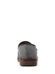 Lazy Dogz Grey Oliver Warm Lined Full Slippers - Image 4 of 6