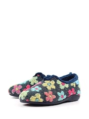 Lunar Blue Lychee Floral Full Slippers - Image 7 of 10