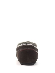 Lazy Dogz Henry Mocassin Brown Slippers - Image 5 of 6