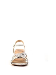 Lunar Silver Utah Block Heel Metallic Sandals - Image 5 of 6