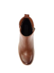 Lunar Pixie Wedge Ankle Brown Boots - Image 5 of 7