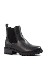 Lunar Ranch Low Heel Ankle Black Boots - Image 2 of 7
