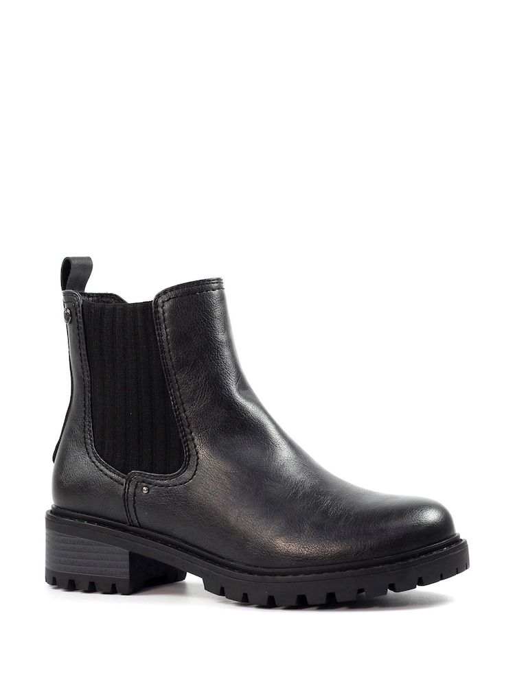 Lunar Ranch Low Heel Ankle Black Boots - Image 2 of 7