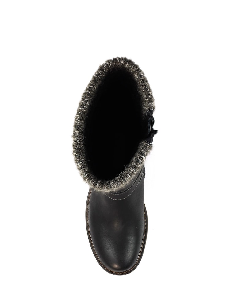 Lunar Peyton Waterproof Long Black Boots - Image 8 of 8 Lunar Peyton Waterproof Long Black Boots - Image 8 of 8