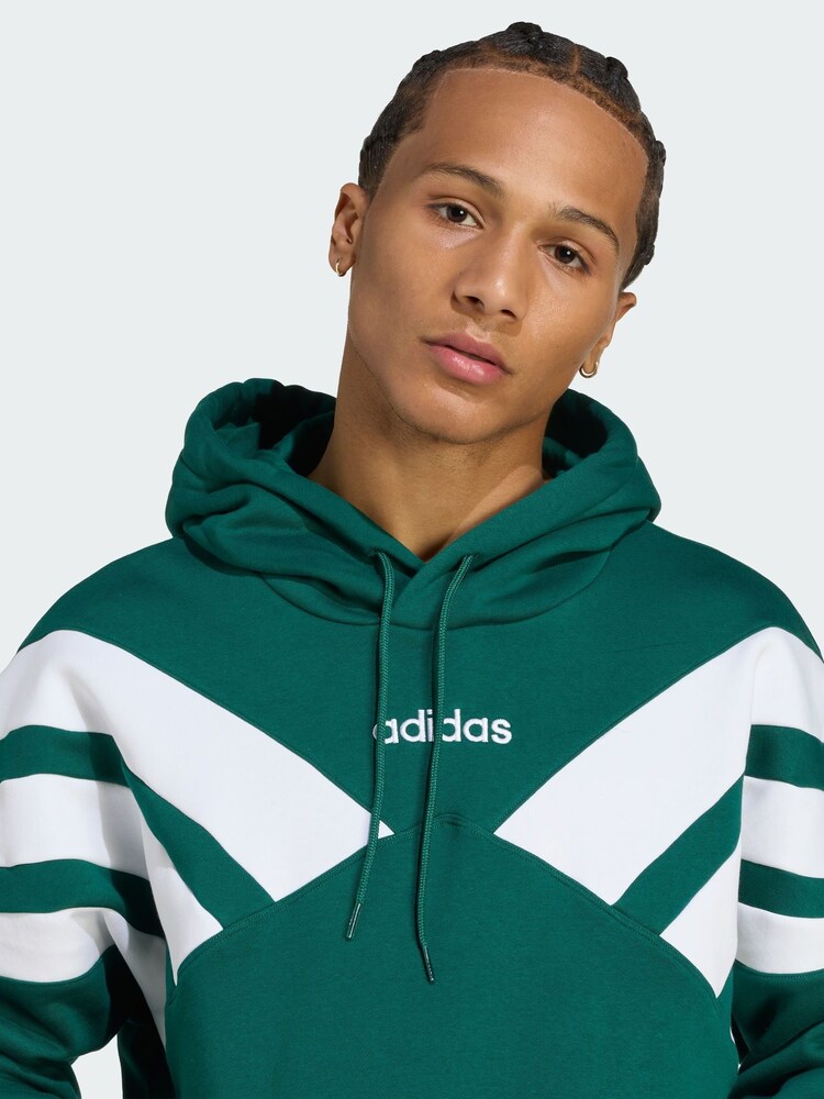 adidas Originals Green Archive Cut Line Sweatshirt - Image 1 of 5 adidas Originals Green Archive Cut Line Sweatshirt - Image 1 of 5