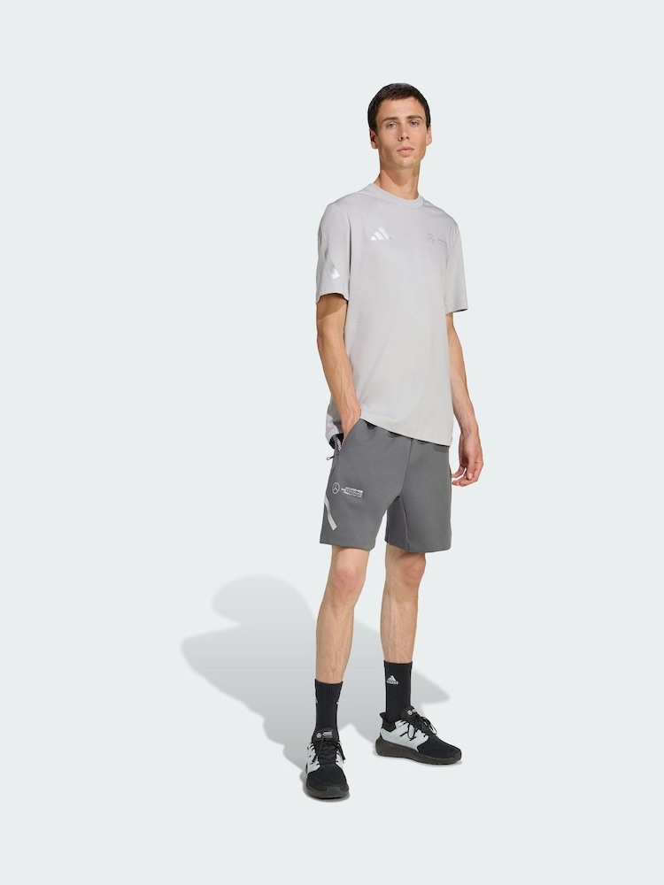 adidas Grey Mercedes - AMG Petronas Formula One Team Silver Arrows Shorts - Image 1 of 5