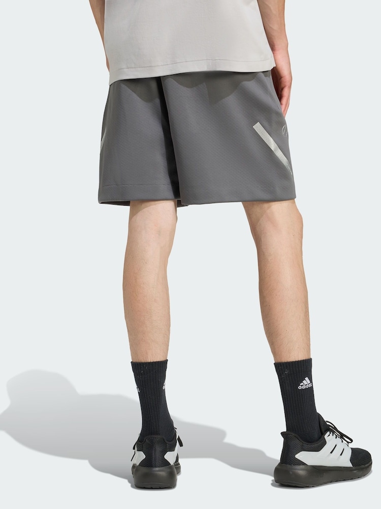 adidas Grey Mercedes - AMG Petronas Formula One Team Silver Arrows Shorts - Image 2 of 5