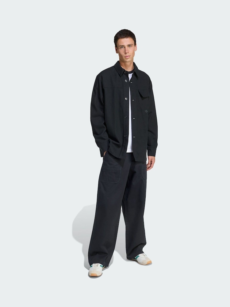 adidas Originals Black Premium Essentials Shirt - Image 1 of 5 adidas Originals Black Premium Essentials Shirt - Image 1 of 5