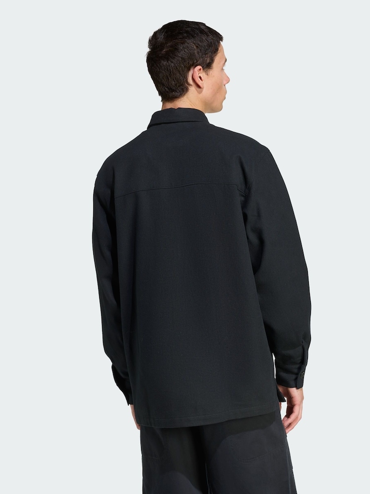 adidas Originals Black Premium Essentials Shirt - Image 2 of 5 adidas Originals Black Premium Essentials Shirt - Image 2 of 5