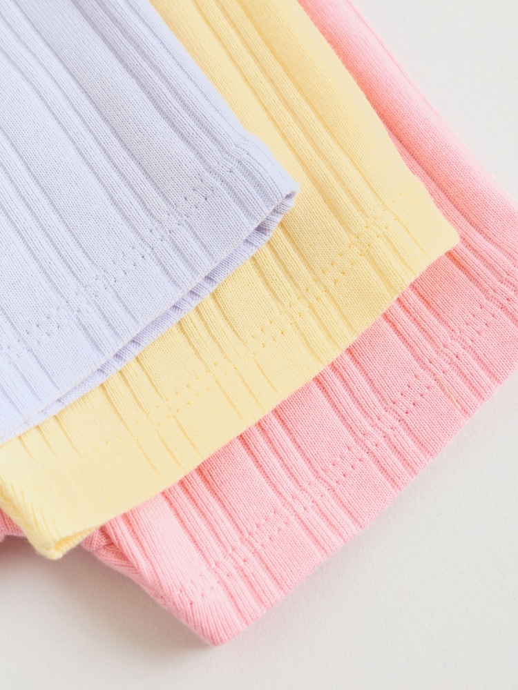 Bright 3 Pack Two Way Zip Baby Romper (0mths-3yrs) - Image 11 of 11