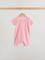 Bright 3 Pack Two Way Zip Baby Romper (0mths-3yrs) - Image 4 of 11