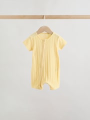 Bright 3 Pack Two Way Zip Baby Romper (0mths-3yrs) - Image 6 of 11