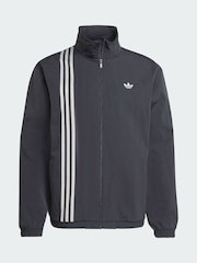 adidas Originals Black Firebird Front Stripes Woven Track Top - Image 5 of 5