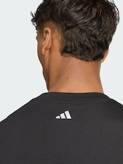 adidas Black X Fortnite Logo Graphic T-Shirt - Image 4 of 5
