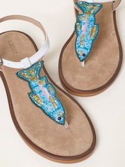 FatFace Zia Beaded Fish Sandal - Imagen 4 de 5