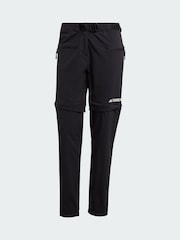 adidas Terrex Black Utilitas Hiking Zip Off Tracksuit Bottoms - Image 1 of 4