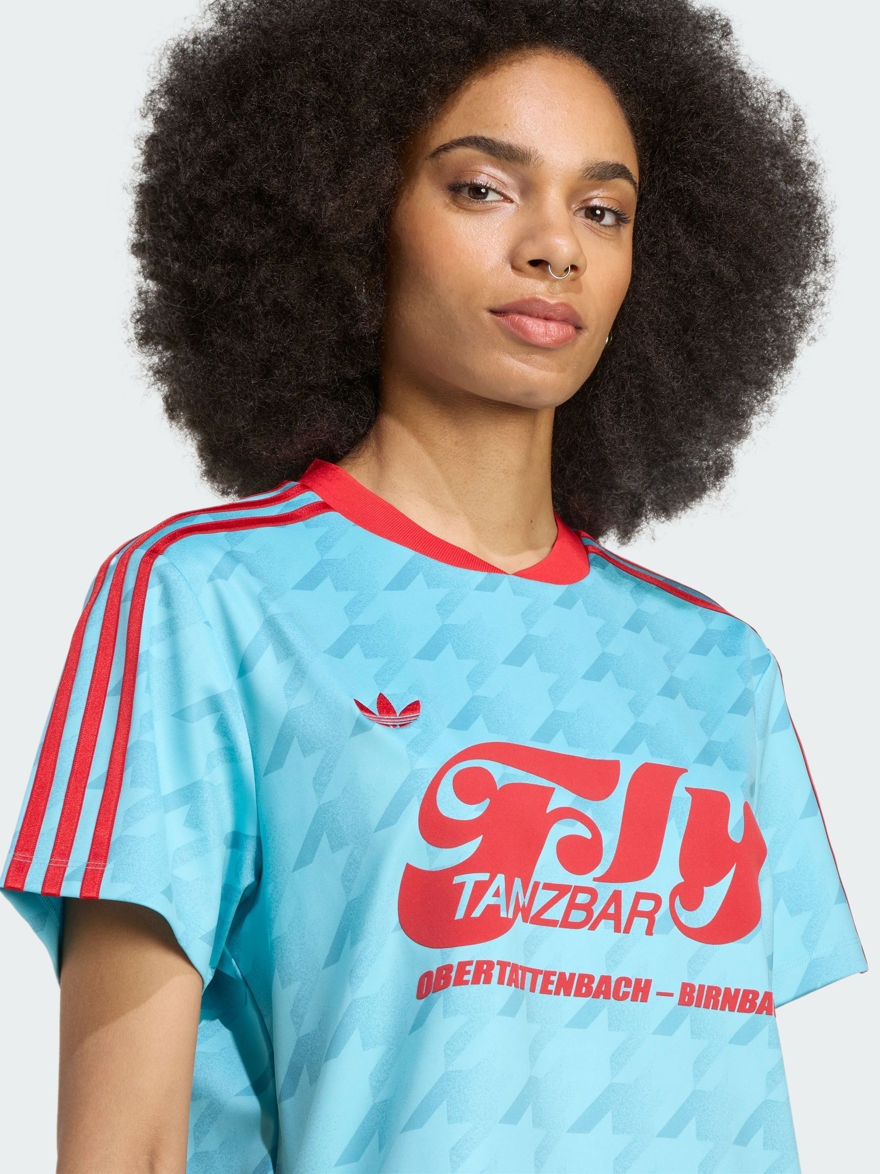Buy adidas Originals Blue Graphic Football Allover Print Jersey