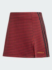 adidas Originals Red Houndstooth Tailored Skirt - Image 5 of 5