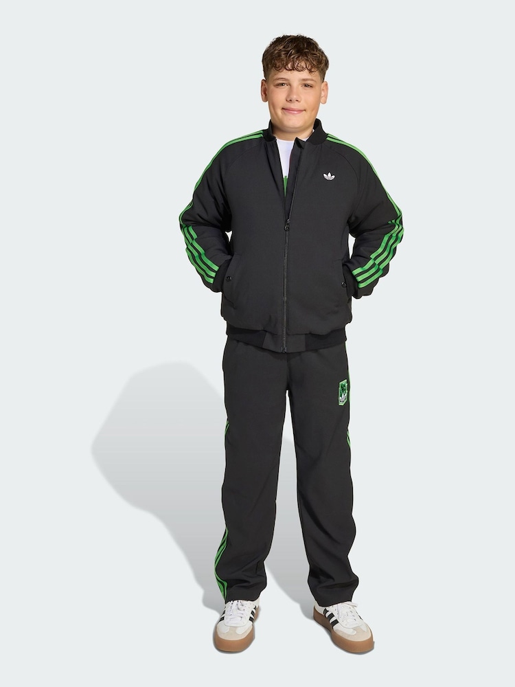 adidas Originals Black X Minecraft Jacket - Image 1 of 4 adidas Originals Black X Minecraft Jacket - Image 1 of 4