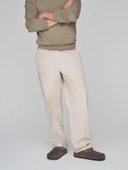 The Set 3 Pack Pull On Relaxed Fit Chinos Navy/Khaki - Image 2 of 6