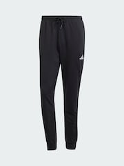 adidas Black Essentials Feel Cosy French Terry Joggers - Image 1 of 4