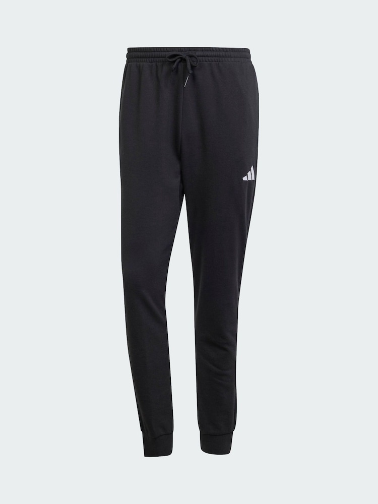 adidas Black Essentials Feel Cosy French Terry Joggers - Image 1 of 4 adidas Black Essentials Feel Cosy French Terry Joggers - Image 1 of 4