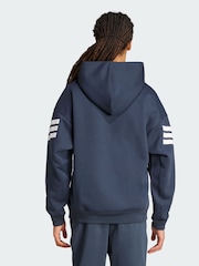adidas Blue Future Icons 3-Stripes Hoodie - Image 2 of 5