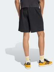 adidas Originals Black Essentials Trefoil Waffle Shorts - Image 2 of 5