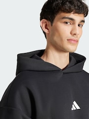 adidas Black Future Icons 3-Stripes Hoodie - Image 3 of 5
