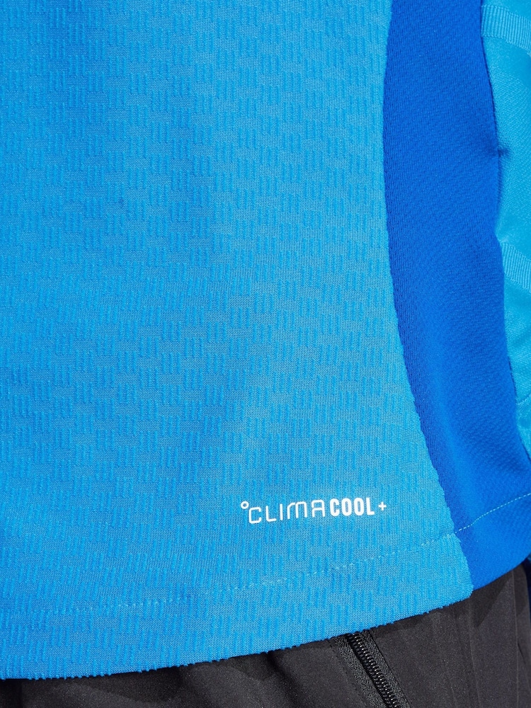 adidas Blue India Cricket One Day International Jersey - Image 3 of 3