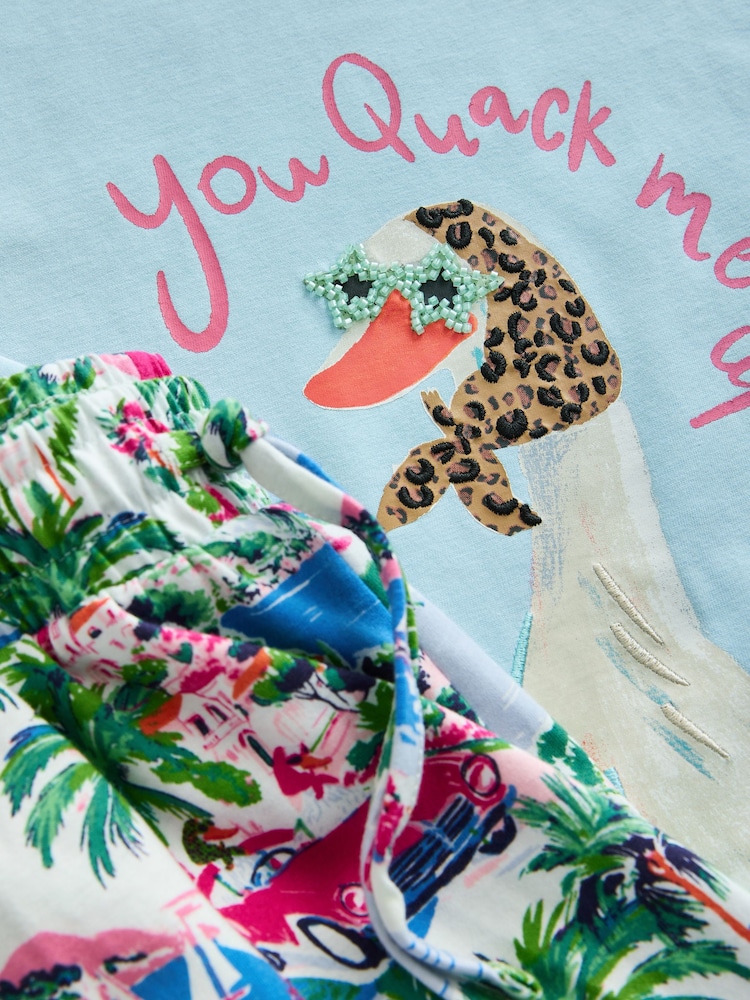 Blue Duck Short Sleeve Pyjamas - Image 3 of 3