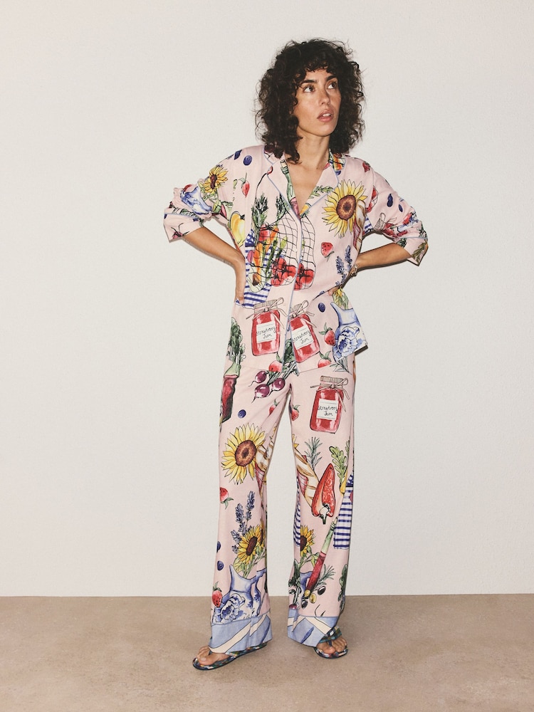 Pink Market - Pyjama mit Knopfleiste - Bild 1 von 10 Pink Market - Pyjama mit Knopfleiste - Bild 1 von 10