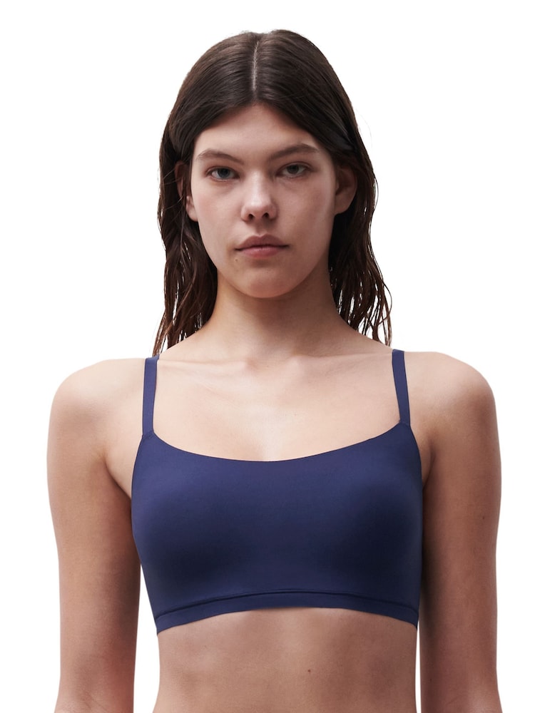 Chantelle Blue Soft Stretch Seamless Padded Bralette Bra - Image 1 of 3