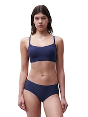 Chantelle Blue Soft Stretch Seamless Padded Bralette Bra - Image 2 of 3