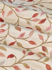 Voyage Maison Red Cervino Floral Jaquard Pencil Pleat Curtains - Image 6 of 6