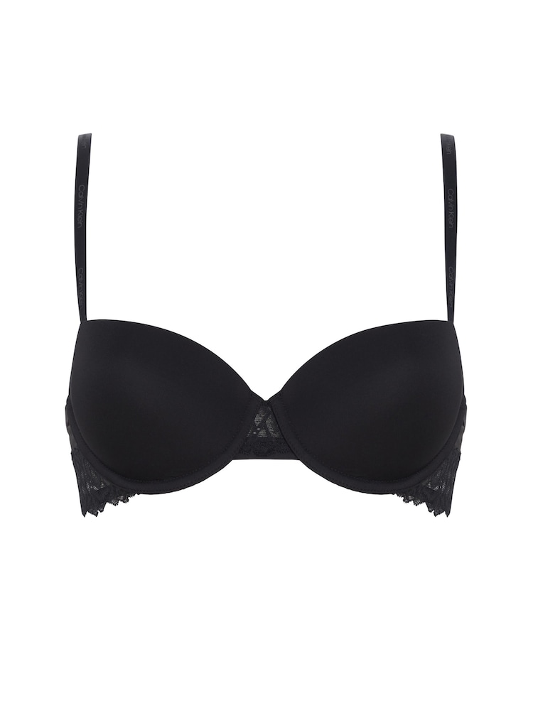 أسود - حمالة صدر Balconette من الدانتيل المطاطي الناعم من Calvin Klein - Image 5 of 5 أسود - حمالة صدر Balconette من الدانتيل المطاطي الناعم من Calvin Klein - Image 5 of 5