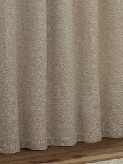 Paoletti Natural Galaxy Chenille Room Darkening Eyelet Curtains - Image 4 of 6