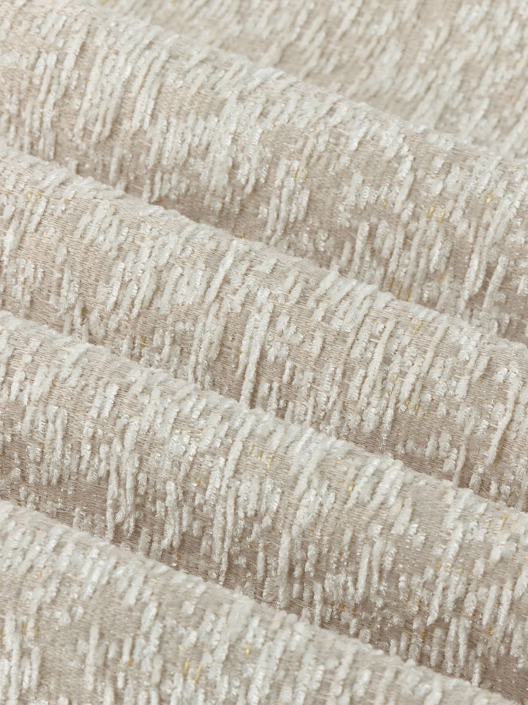 Paoletti Natural Galaxy Chenille Room Darkening Eyelet Curtains - Image 6 of 6 Paoletti Natural Galaxy Chenille Room Darkening Eyelet Curtains - Image 6 of 6