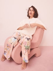 Peach Pink Sheep Short Sleeve Pyjamas - Image 2 of 6