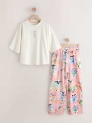 Peach Pink Sheep Short Sleeve Pyjamas - Image 7 of 9