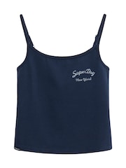 Superdry Navy Blue Athletic Essential Graphic Cami - Image 6 of 7