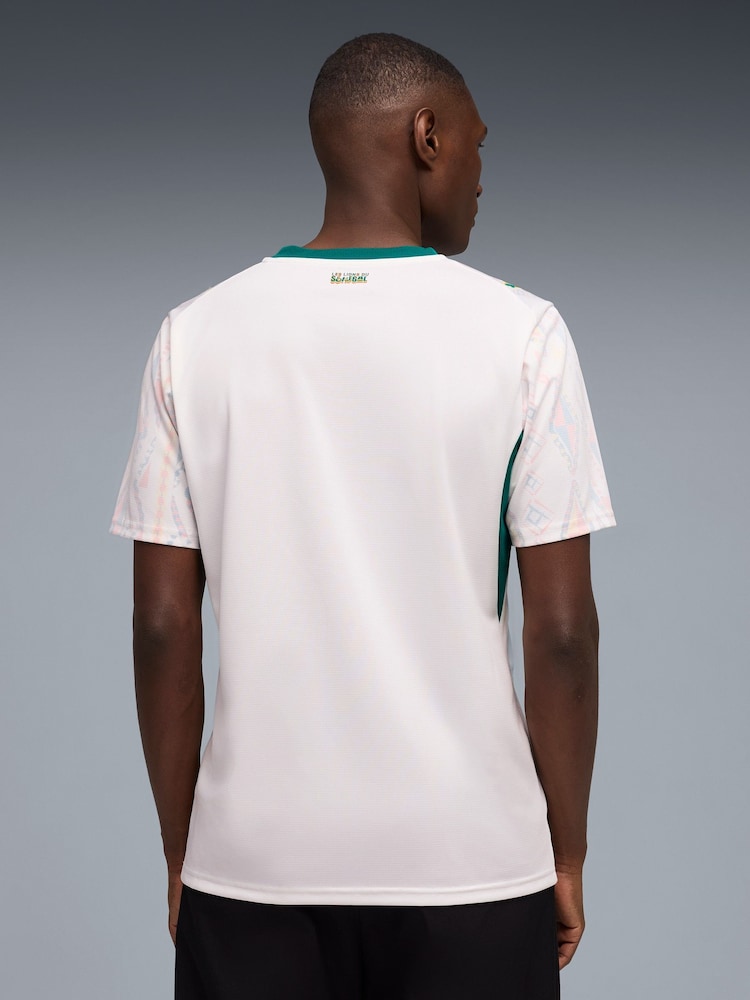 Puma White Senegal FSF Home Jersey Replica Football Shirt - Image 2 of 7