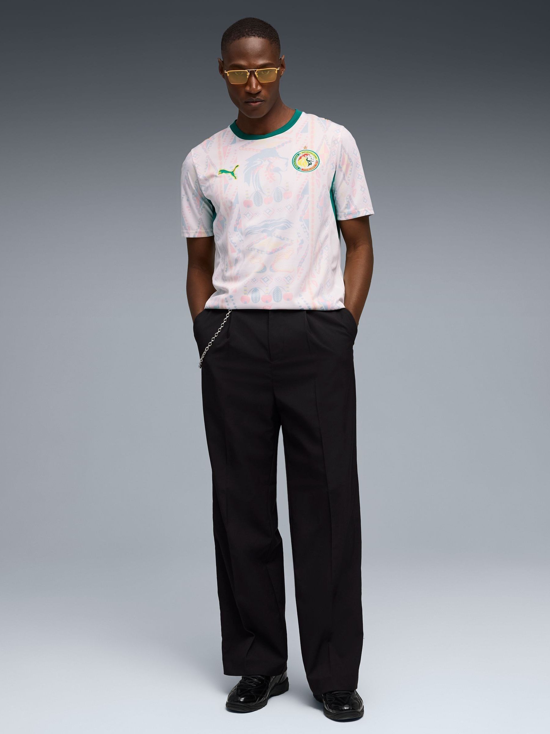 Buy Puma White Senegal FSF Home Jersey Replica Football Shirt from