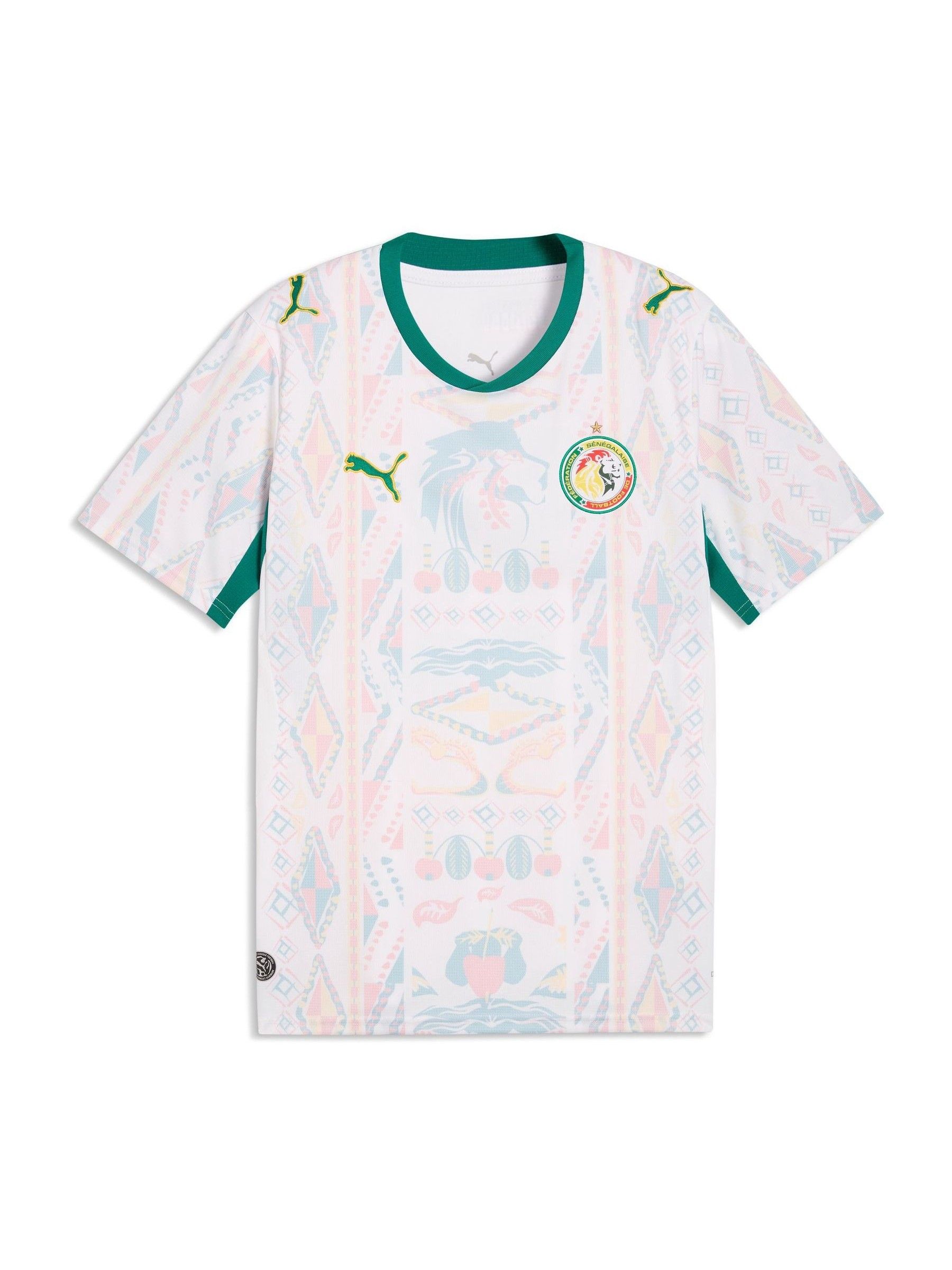 Buy Puma White Senegal FSF Home Jersey Replica Football Shirt from