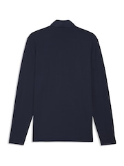 Puma Blue Pure 3.0 Texture 1/4 Zip Fleece - Image 2 of 2