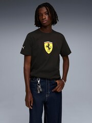 Puma Black Scuderia Ferrari Coloured Shield Tee - Image 1 of 5