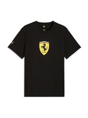 Puma Black Scuderia Ferrari Coloured Shield Tee - Image 4 of 5