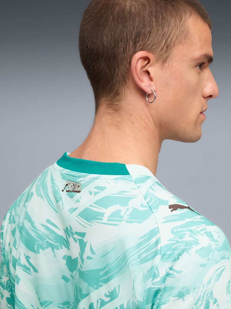 Puma White Portugal FPF Away Replica Jersey - Image 2 of 5