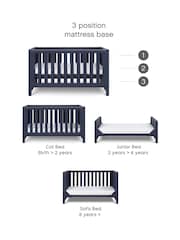 Tutti Bambini Navy Tivoli Cot Bed - Image 7 of 7