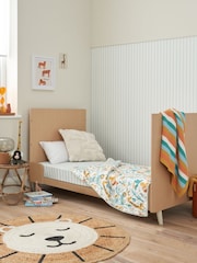 Tutti Bambini Light Oak White Sand Fika Mini Cot Bed - Image 2 of 6